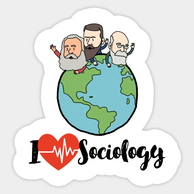 I Love Sociology Sticker by Cartoon